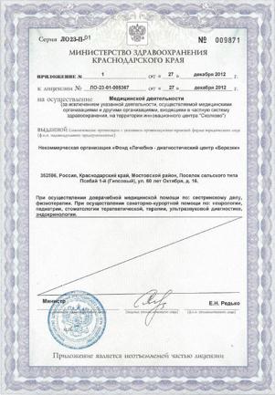 Лицензия